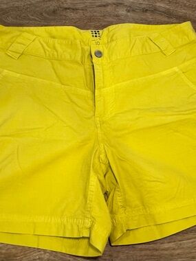 Title Nine Bright Yellow Athletic Shorts